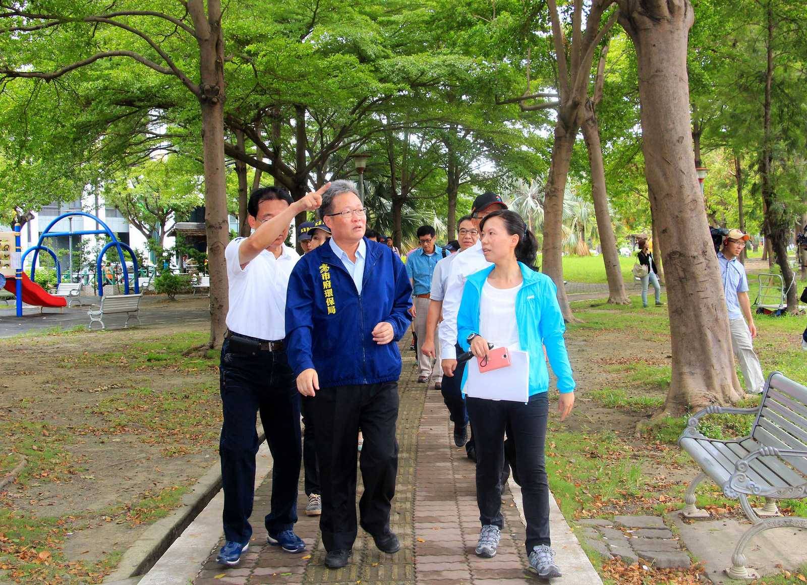 防堵登革熱 獅湖公園封園