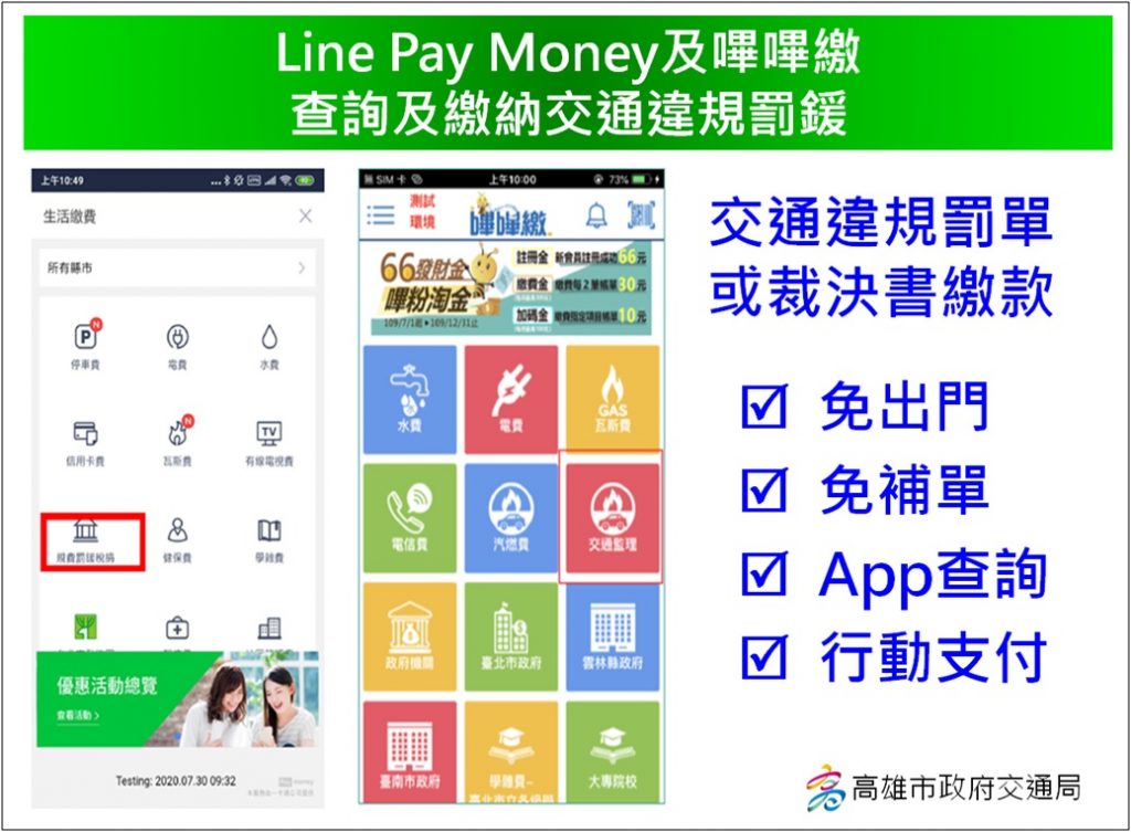 交通局便捷服務再升級 罰單繳費手機也通