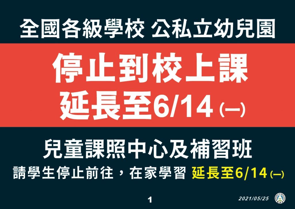 疫情升溫！ 全國停課確定延長