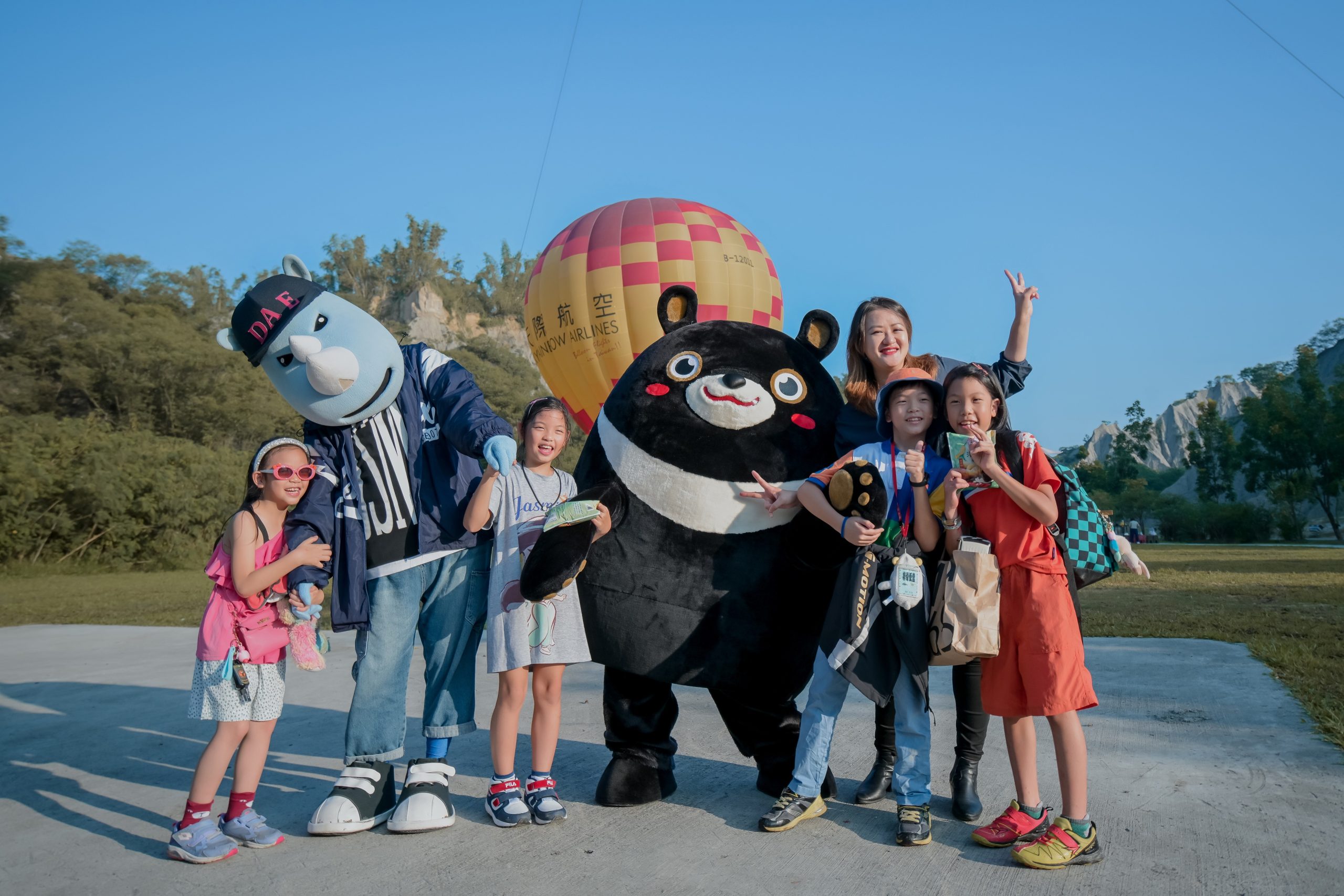 登陸月世界俯瞰惡地形 高雄熱氣球田寮起飛