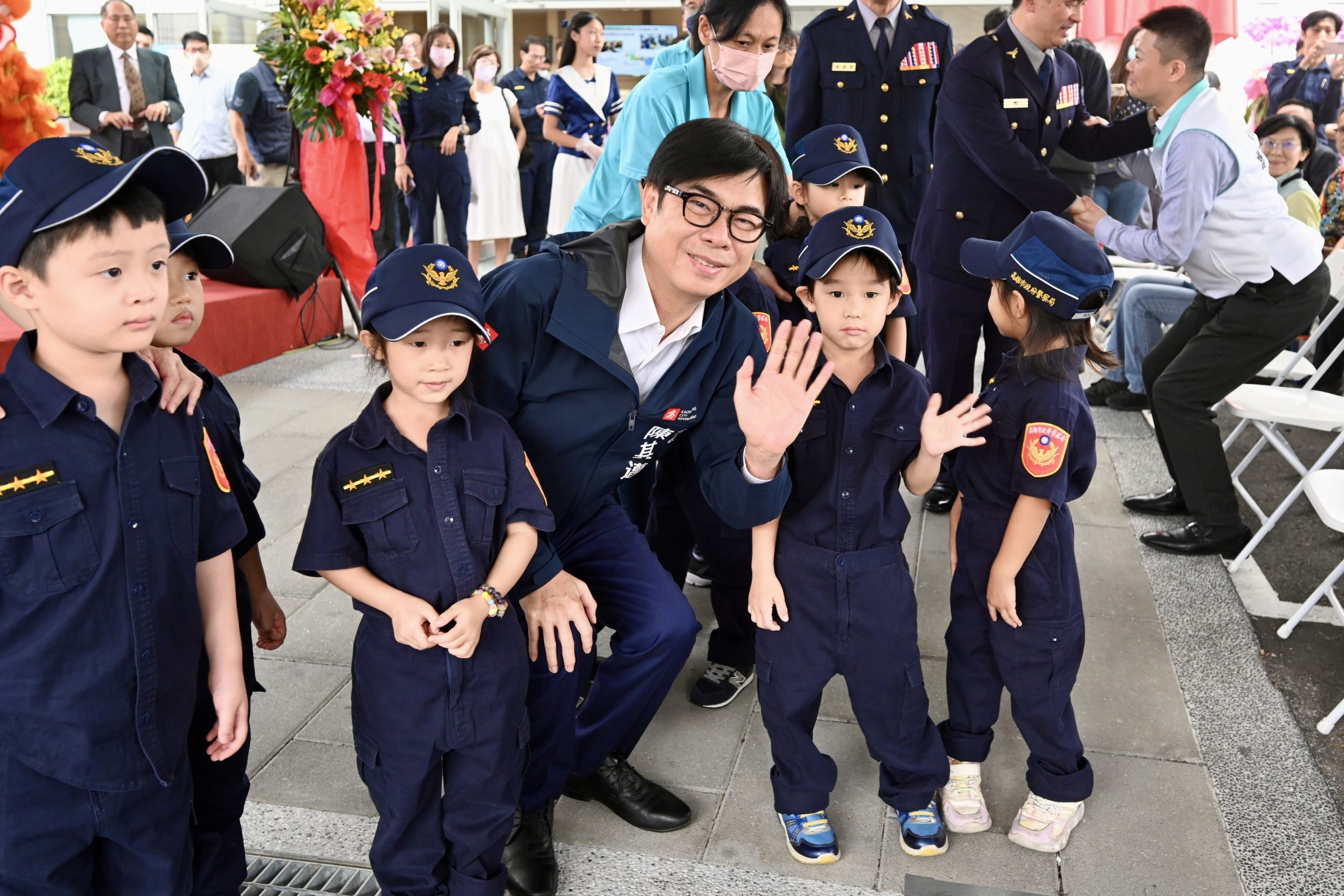 鳳山警分局新建廳舍啟用。（高市府提供）