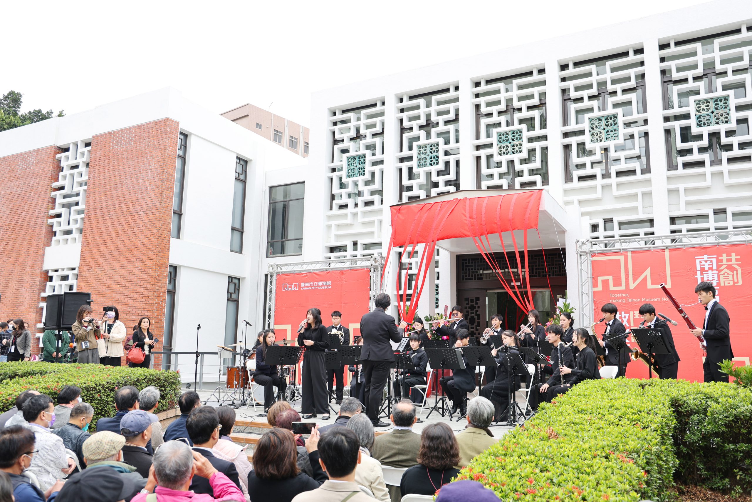 鄭成功文物館華麗轉身為「台南市立博物館」開幕。（文化局提供）