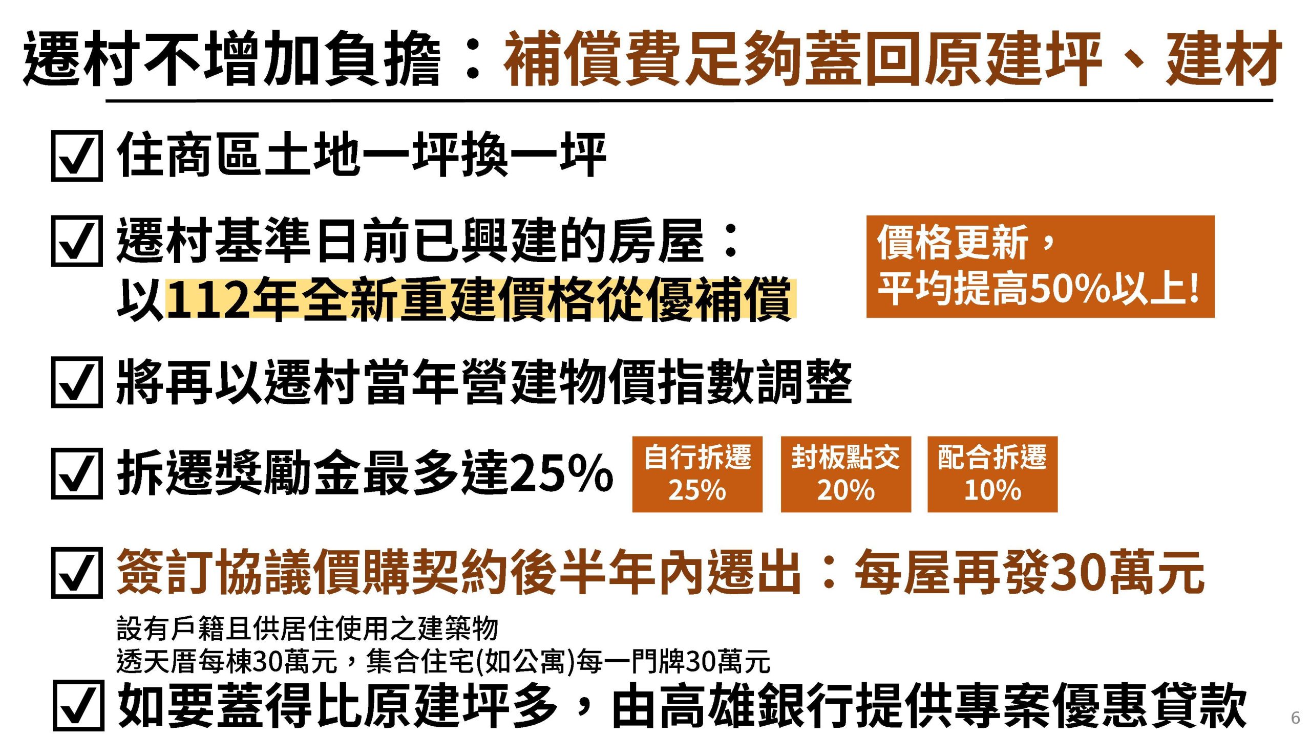 大林蒲遷村安置計畫核定記者會簡報。（高市府提供）