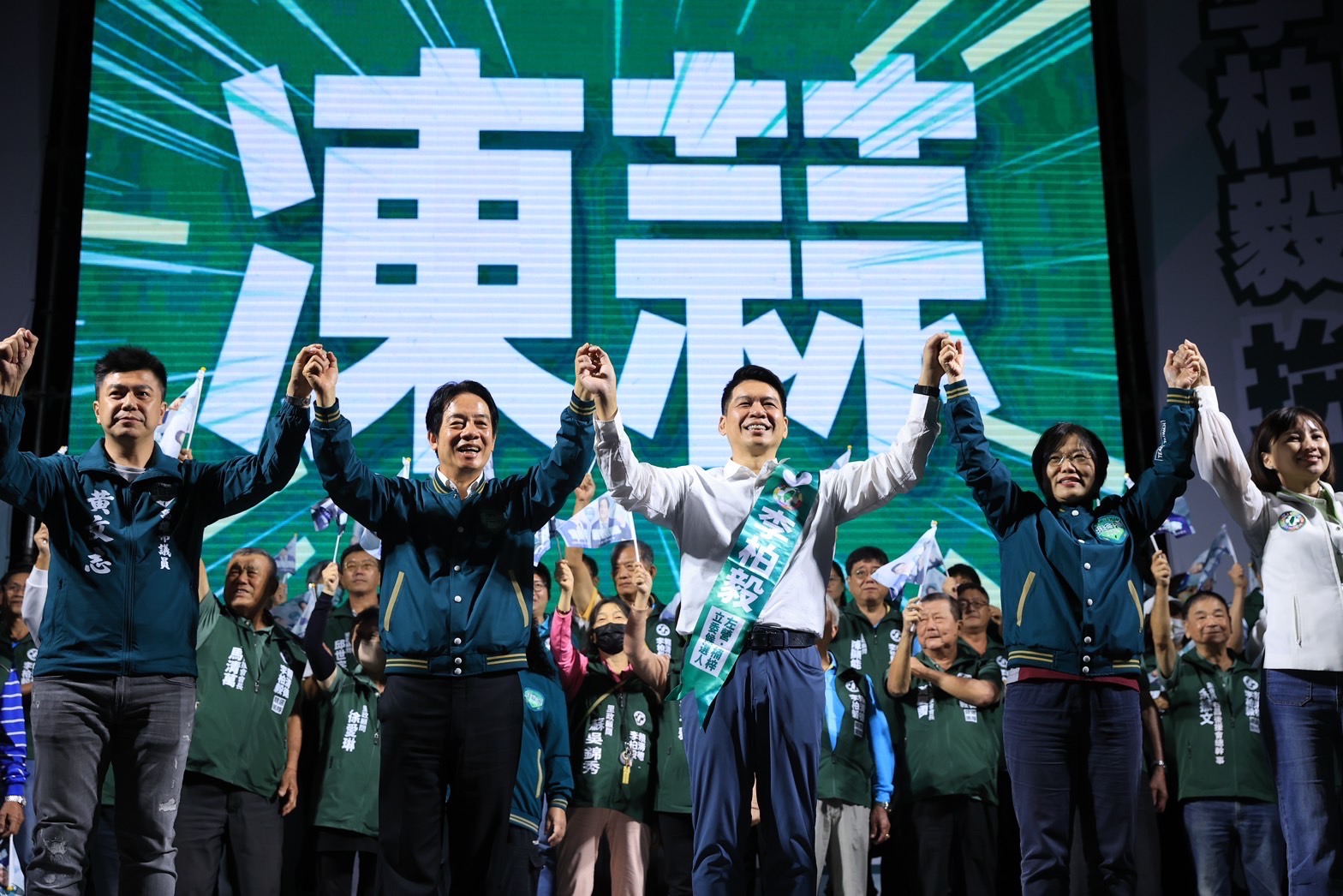 高雄立委參選人李柏毅競選總部成立。（競總提供）