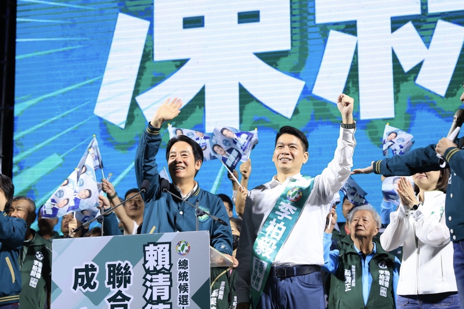 高雄立委參選人李柏毅競選總部成立。（競總提供）