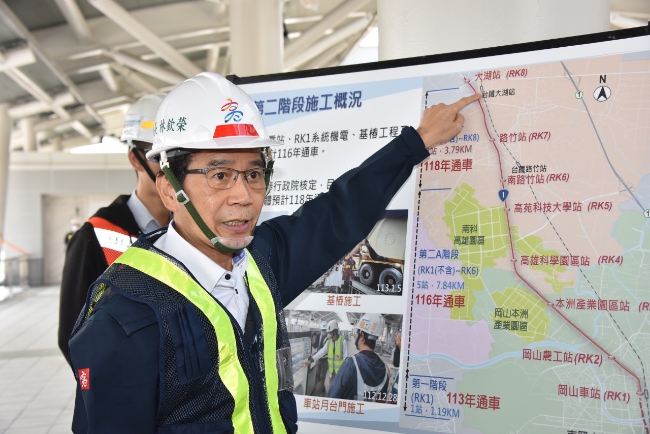 進度破9成，高雄捷運預計今年6月挺進岡山車站