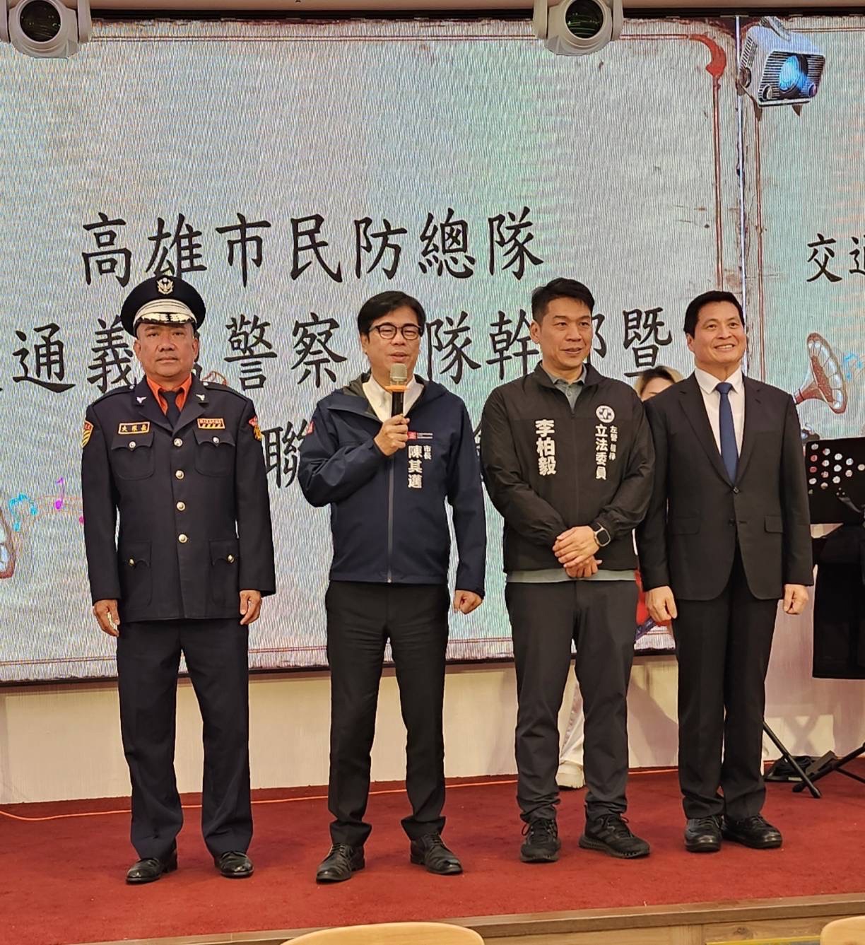 吳俊毅接任高市義交大隊長，要做交通維護堅強後盾